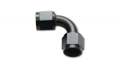 -12AN Female 90 Degree Union Adapter (AN to AN) - Anodized Black Only