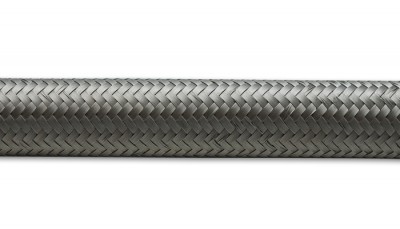 10ft Roll of Stainless Steel Braided Flex Hose- AN Size: -4- Hose ID 0.22"
