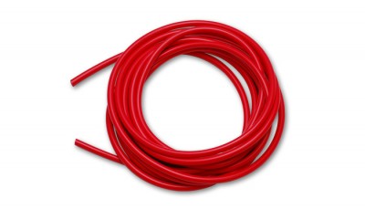 5/32" (4mm) I.D. x 50ft Silicone Vacuum Hose Bulk Pack - Red
