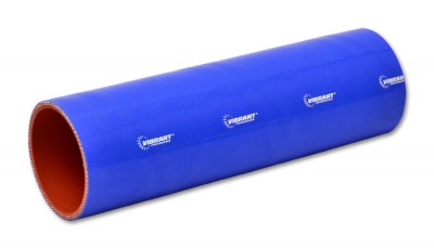 4 Ply Silicone Sleeve, 4" I.D. x 12" long - Blue