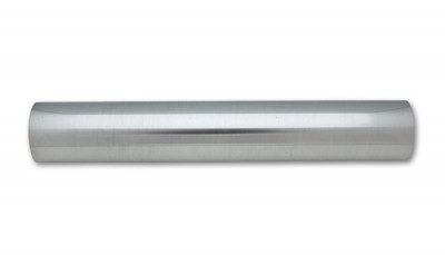 3.5" O.D. Aluminum Straight Tubing, 18" long - Polished