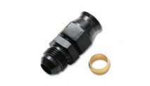 -6AN Male to 3/8" Tube Adapter Fitting (with Brass Olive Insert)