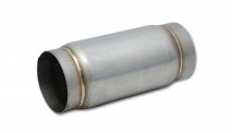 Stainless Steel Race Muffler, 3.5" inlet/outlet x 9" long