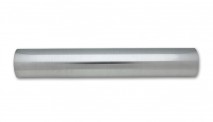 2.5" O.D. Aluminum Straight Tubing, 18" long - Polished