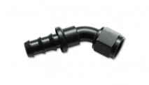 45 Degree Push-On Hose End Fitting- Hose Size: -4 AN  