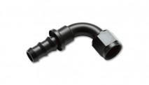 Push-On 90 Degree Hose End Elbow Fitting- Size: -6AN  