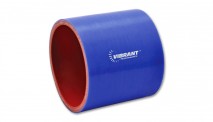 4 Ply Silicone Sleeve, 1.5" I.D. x 3" long - Blue