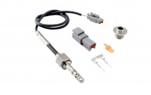 RTD Temperature Sensor Kit. Inconel Body. M14 X 6H. Includes: RTD Temperature Sensor with Male Thread, Weld-On Bung Female Thread & Flying Lead Connector.