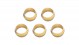 Pack of 5, Brass Olive Inserts 1/2"