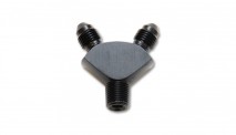 Y Adapter Fitting- Size: 1/8" NPT In x -3AN x -3AN Out